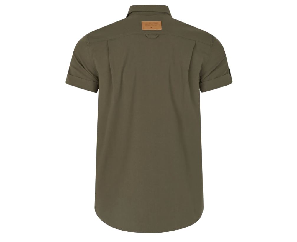 Seeland Selous S/S Cargo Shirt Grape Leaf