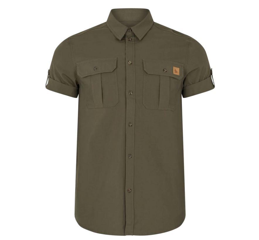 Seeland Selous S/S Cargo Shirt Grape Leaf