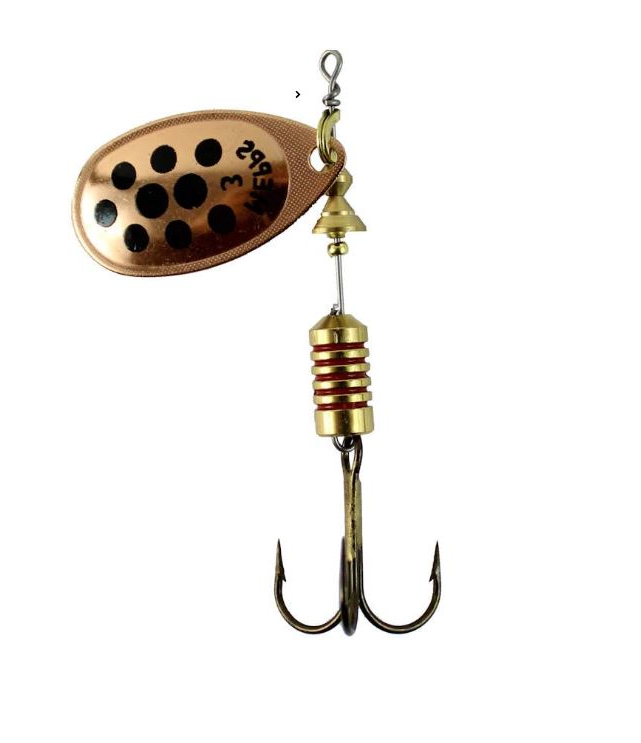 Mepps Str.1 Copper Black Dots 3,5G