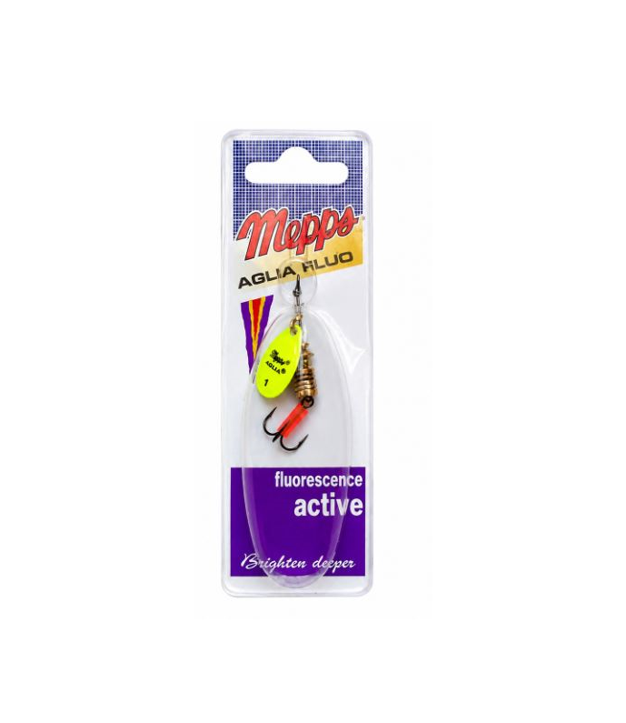 Mepps Str1 Flou Chartreuse