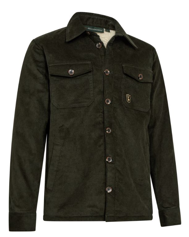 Deerhunter Sherpa Lined Corduroy Jacket Timber