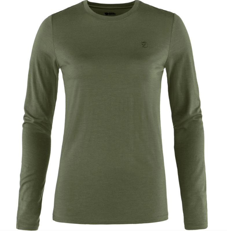 Fjällräven Abisko Wool LS Women Laurel Green