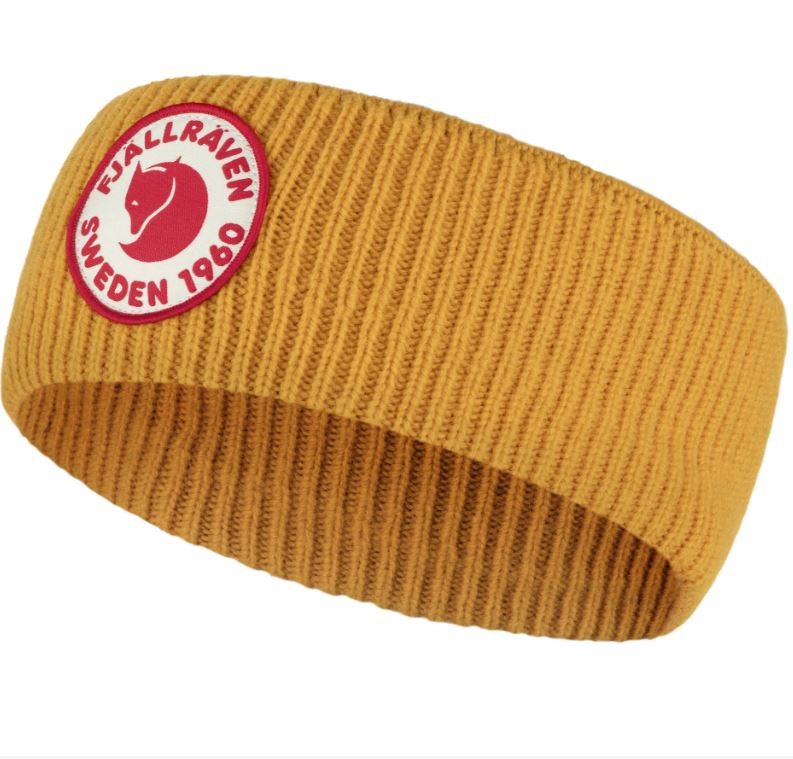 Fjällräven 1960 Logo Headband Mustard Yellow