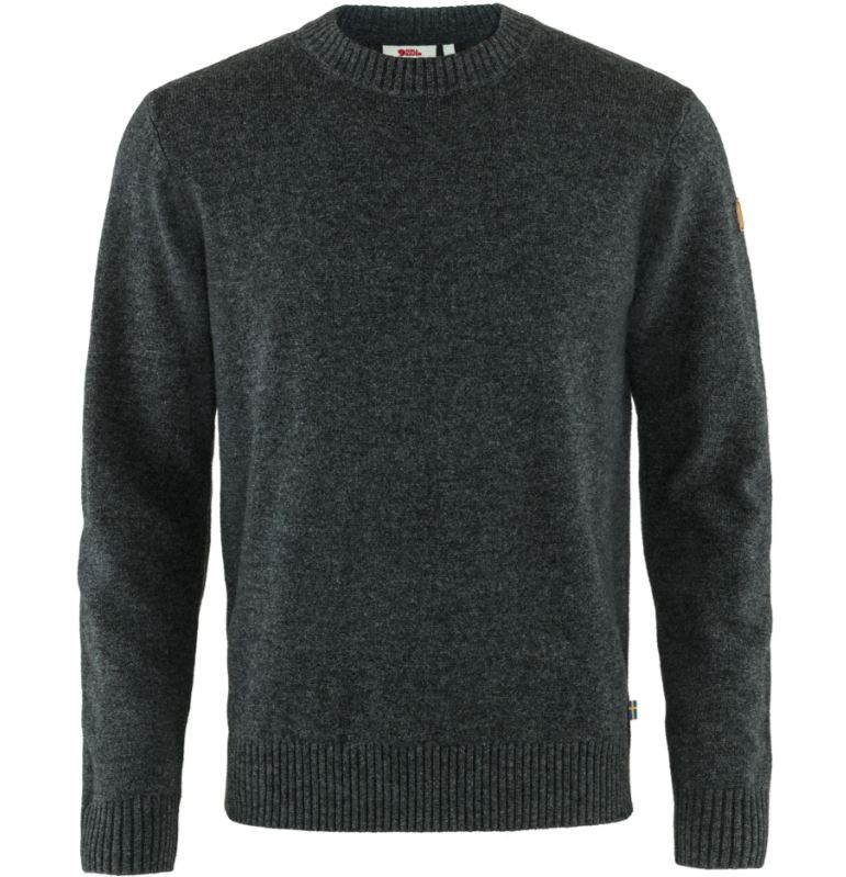 Fjällräven Övik Round-Neck Sweater Dark Grey