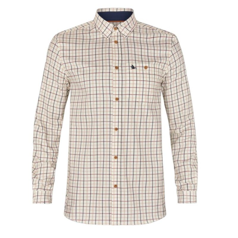 Seeland Oxford Skydeskjorte Classic Blue/Merlot Check