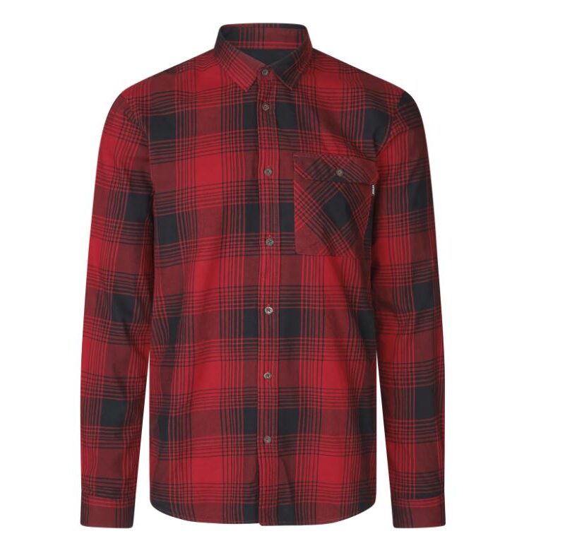 Seeland Glen Flannel Skjorte Red Check